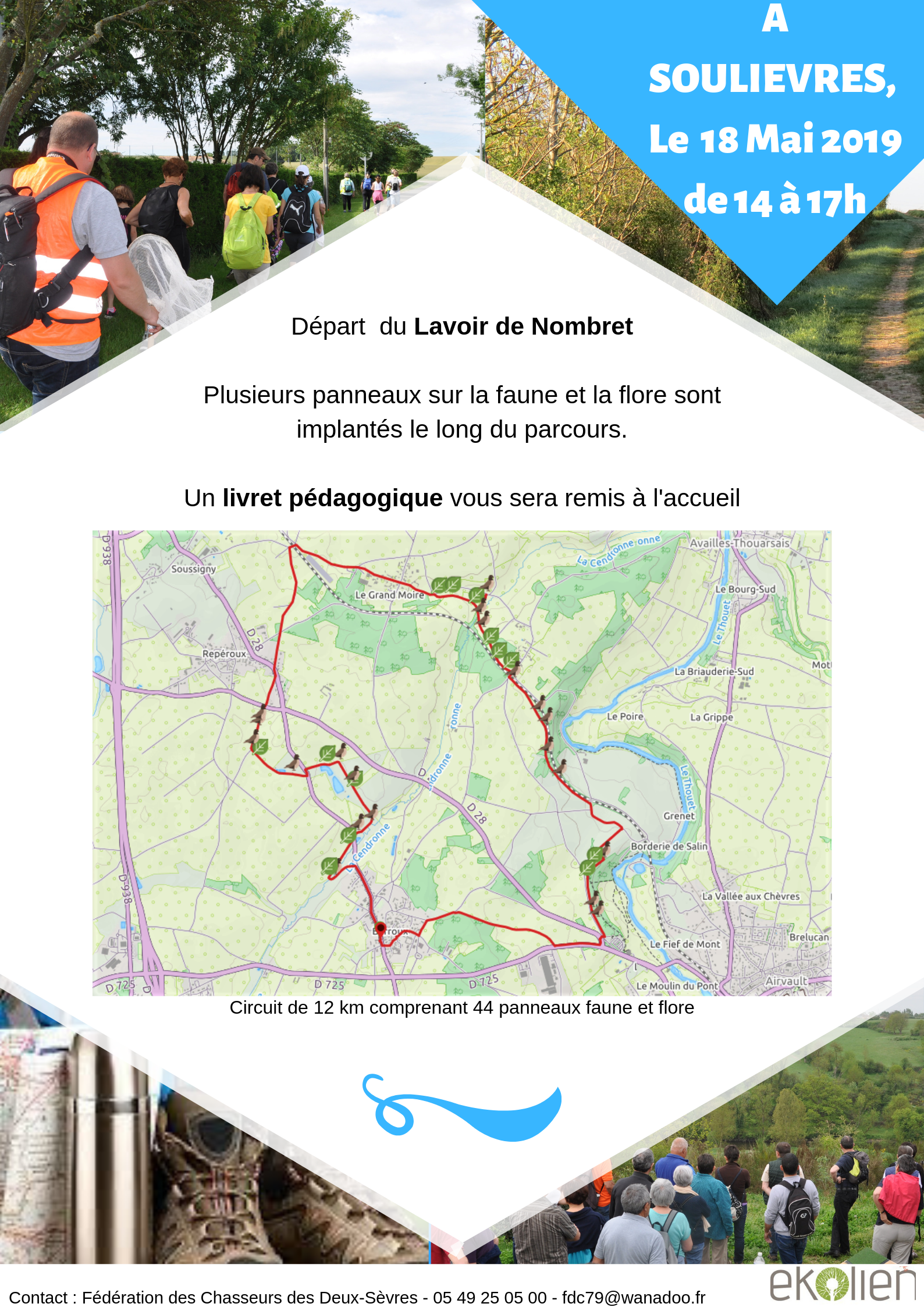 Sentier de découverte de "la biodiversité ordinaire" Airvault Nouvelle-Aquitaine