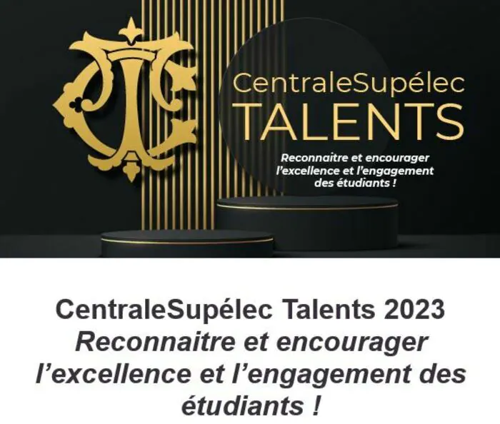 Cérémonie de remise des prix CentraleSupélec Talents 2023 Amphi II Gif-sur-Yvette