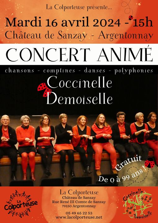Concert animé - Coccinelle Demoiselle