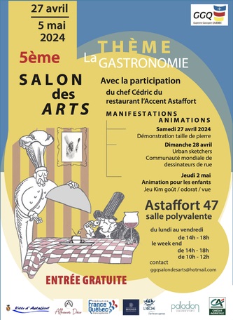 Salon des arts de Guyenne Gascogne- Québec Exposition