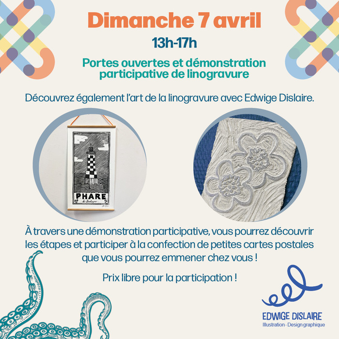 Journées Européennes des Métiers d'art : Edwige Dislaire Ateliers Octopodes Chambéry