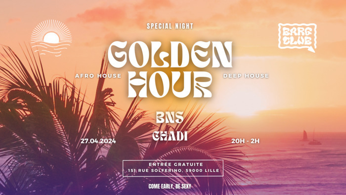 GOLDEN HOUR by Elios Events Barge Bar Lille