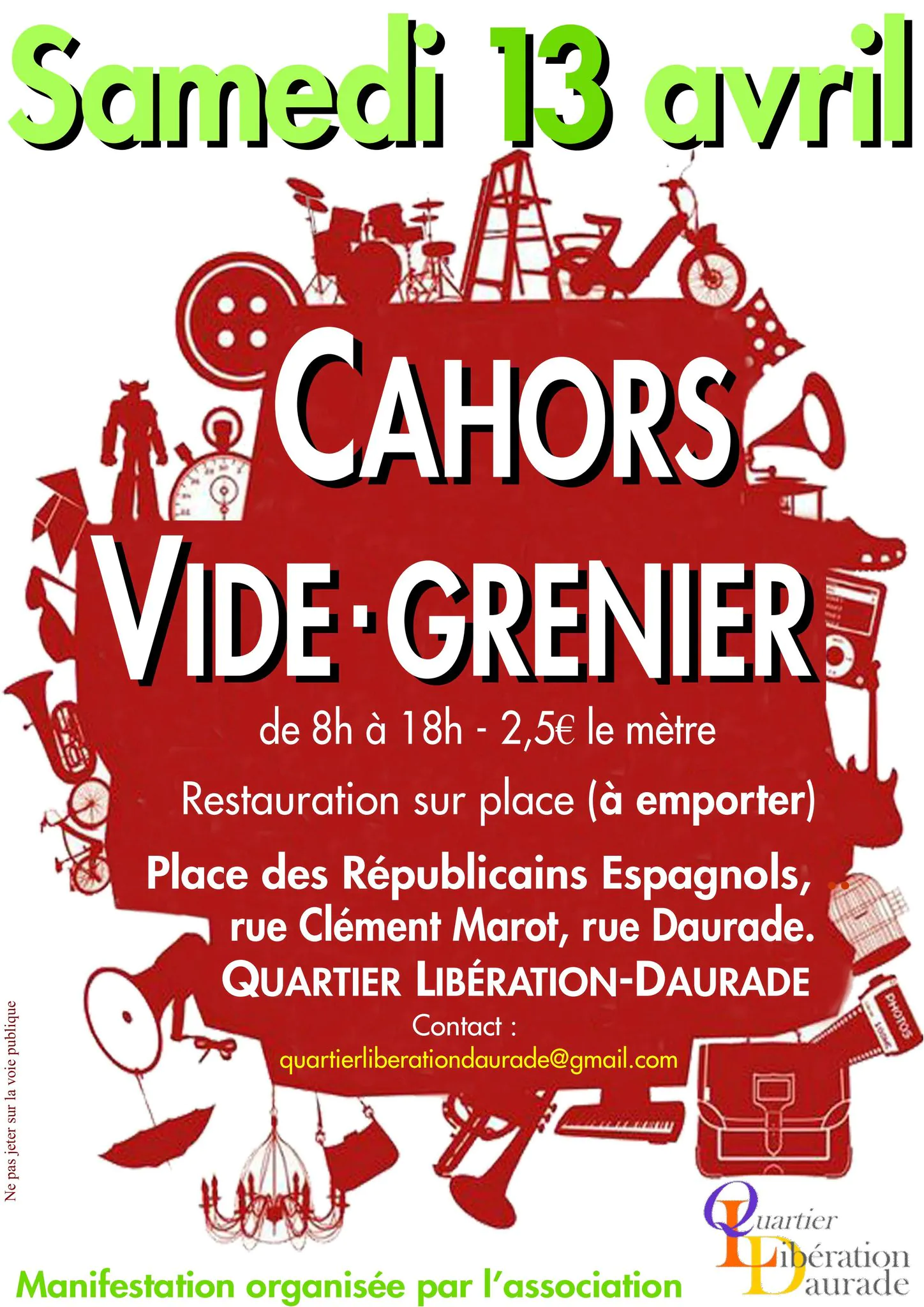 Vide-Greniers dans le quartier Libération-Daurade à Cahors