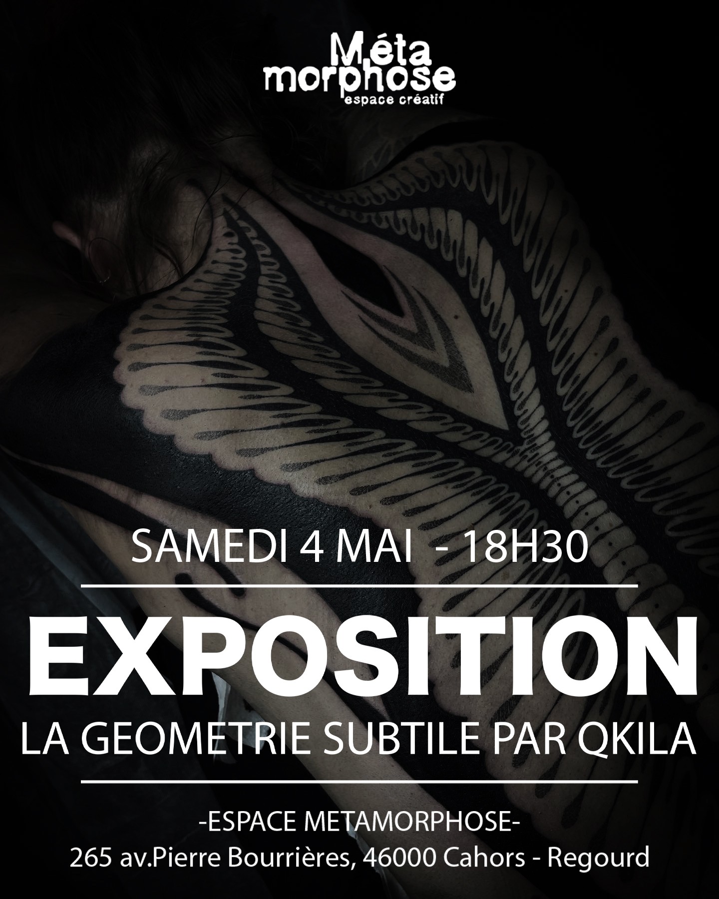 Exposition "La Géométrie subtile par Qkila"