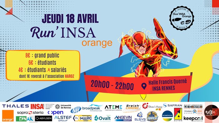 Run'INSA Orange Campus de l'INSA Rennes Rennes