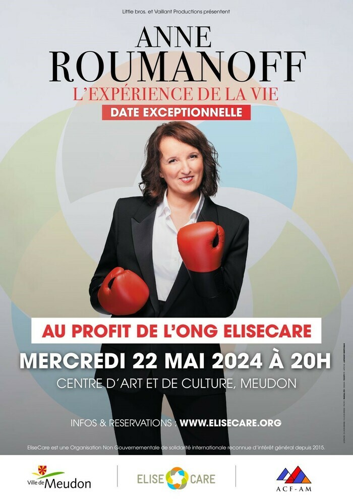 Anne Roumanoff - L'expérience de la vie Centre d'art et de culture Meudon