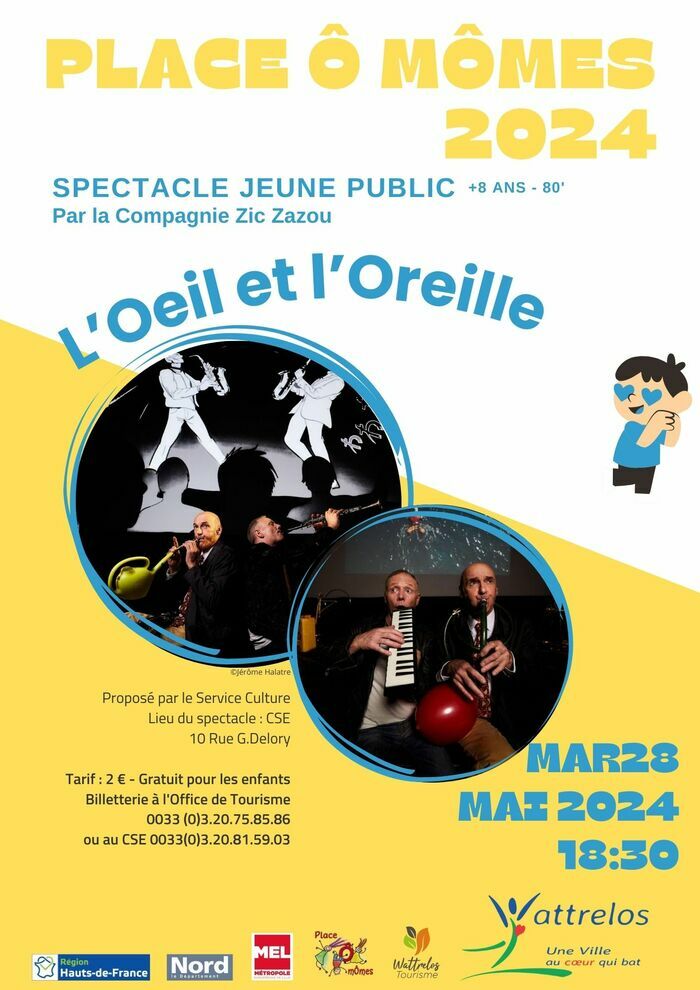 L'Oeil et l'Oreille par la Compagnie Zic Zazou Centre Socio-Éducatif Wattrelos