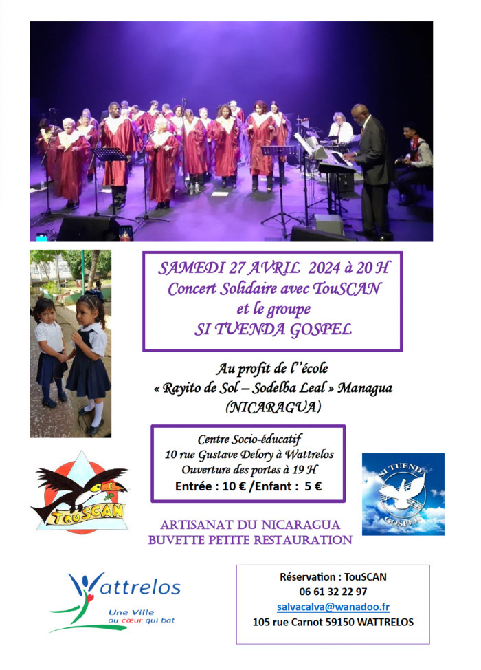 Concert Solidaire Centre Socio-Educatif Wattrelos Wattrelos