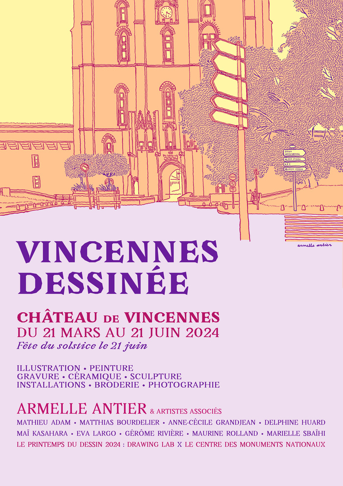 Visite libre des deux expositions temporaires : "Vincennes dessinée" et "A la table des trois mousquetaires" Château de Vincennes Vincennes