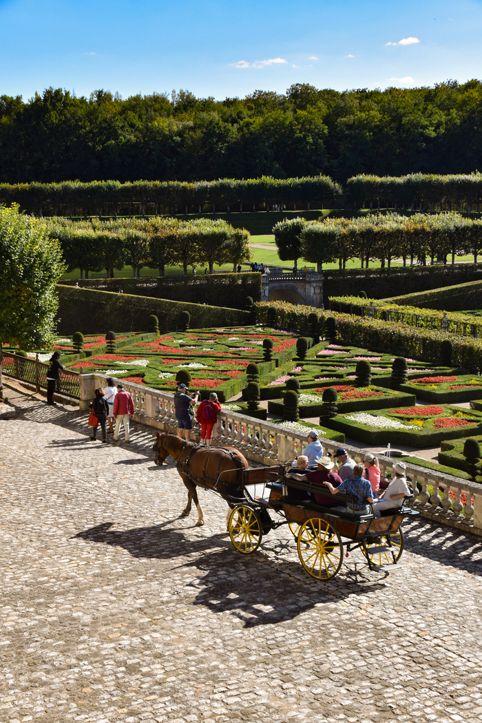 Promenades en calèche dans les jardins Château et jardins de Villandry Villandry