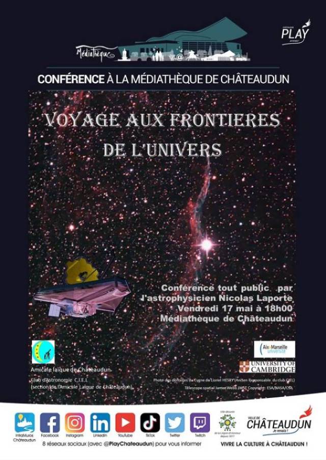 Conférence Voyage aux frontières de l'univers