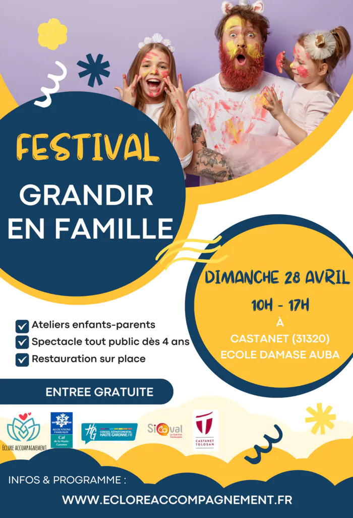 Festival Grandir en Famille Ecole Damase Auba Castanet-Tolosan