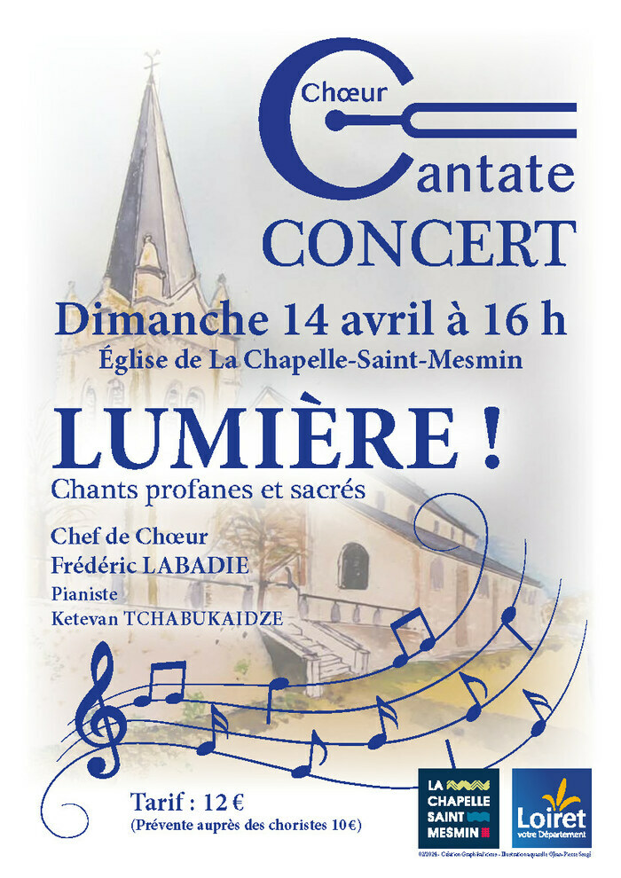 Concert Eglise de La Chapelle St-Mesmin La Chapelle-Saint-Mesmin