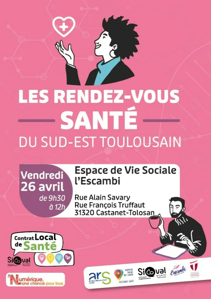 Rendez-vous santé du sud-Est Toulousain Espace de vie sociale L'Escambi - Castanet-Tolosan Castanet-Tolosan