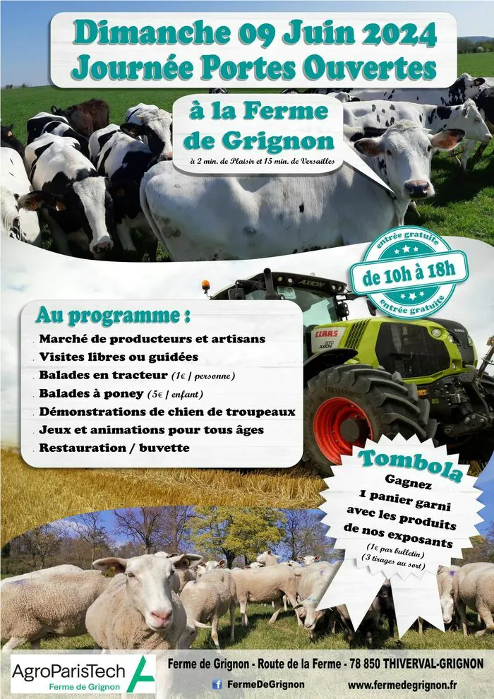 Journée portes ouvertes à la ferme de Grignon Ferme de Grignon Grignon