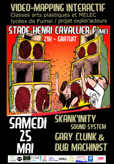 Concert sound system Skank'inity / Gary Clunk & Dub Machinist