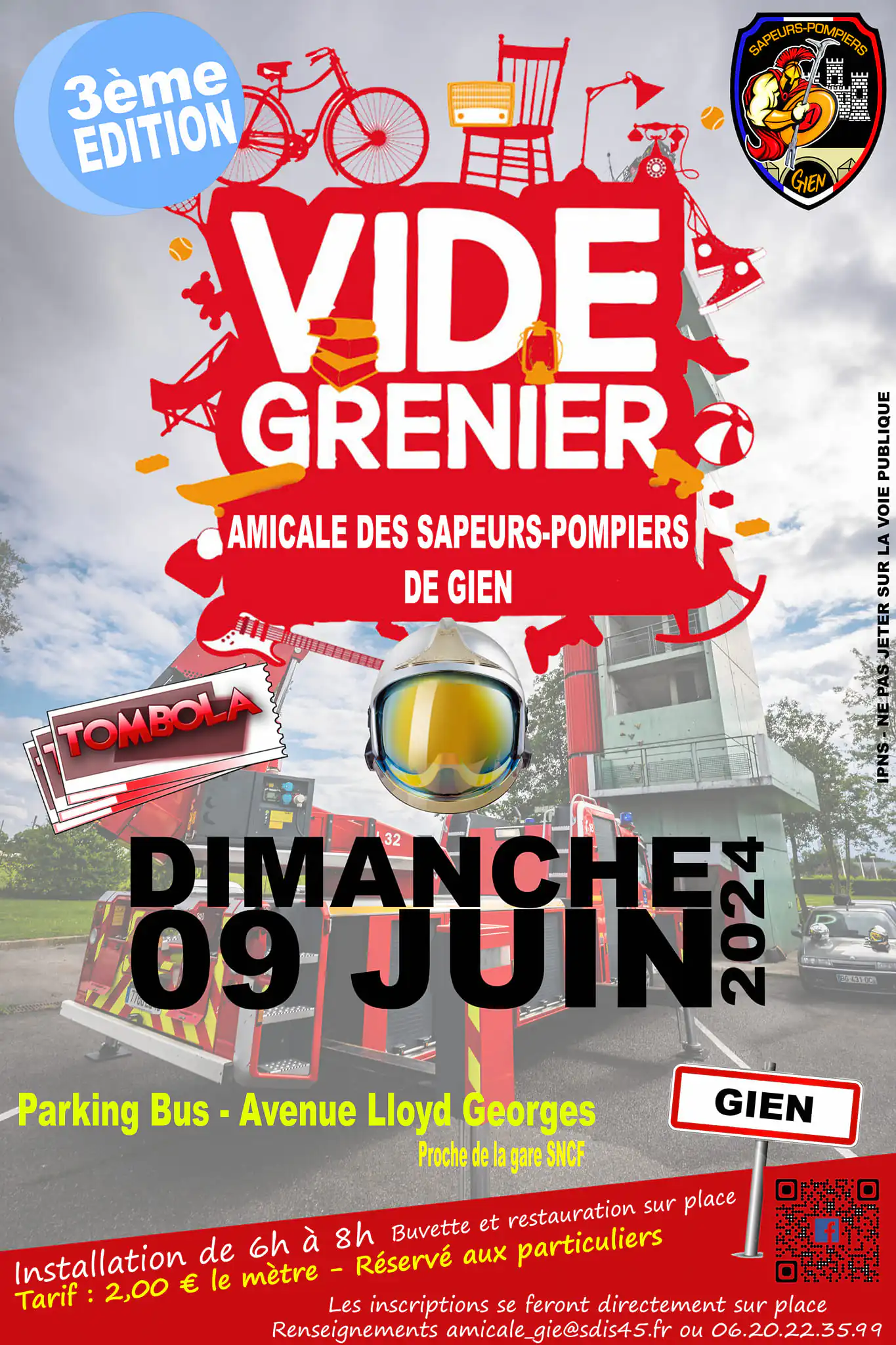 Vide Grenier Amicale Des Sapeurs-Pompiers de Gien