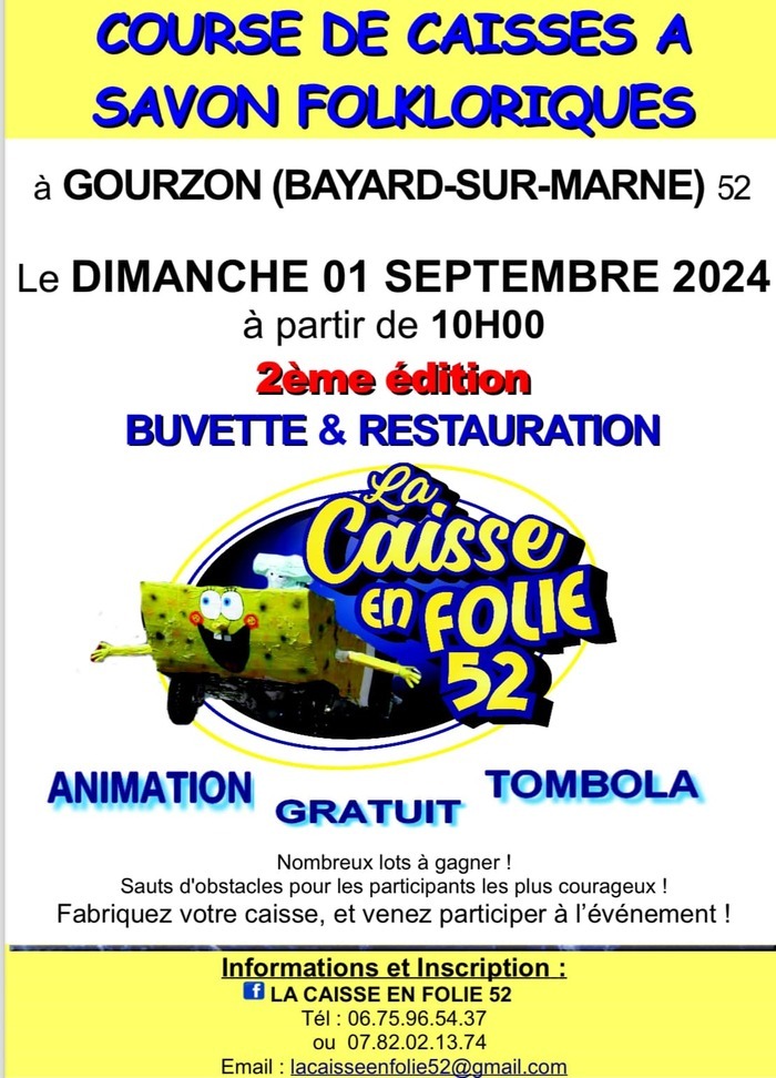 Course de caisses à savon Gourzon (52) Bayard-sur-Marne