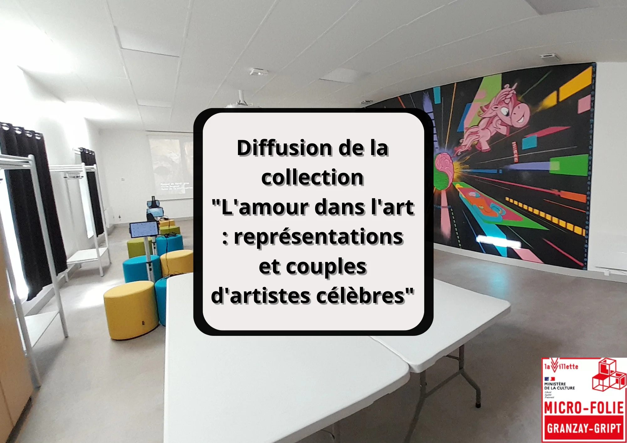 Visite libre Diffusion de la collection "La danse dans l'art" + Réalité Virtuelle "Opéra National de Paris" au musée numérique Micro-Folie à Granzay-Gript