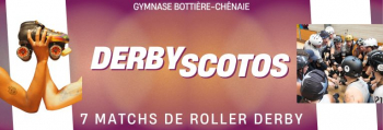 Derbyscotos : 7 matchs de Roller Derby Gymnase Bottière Chénaie