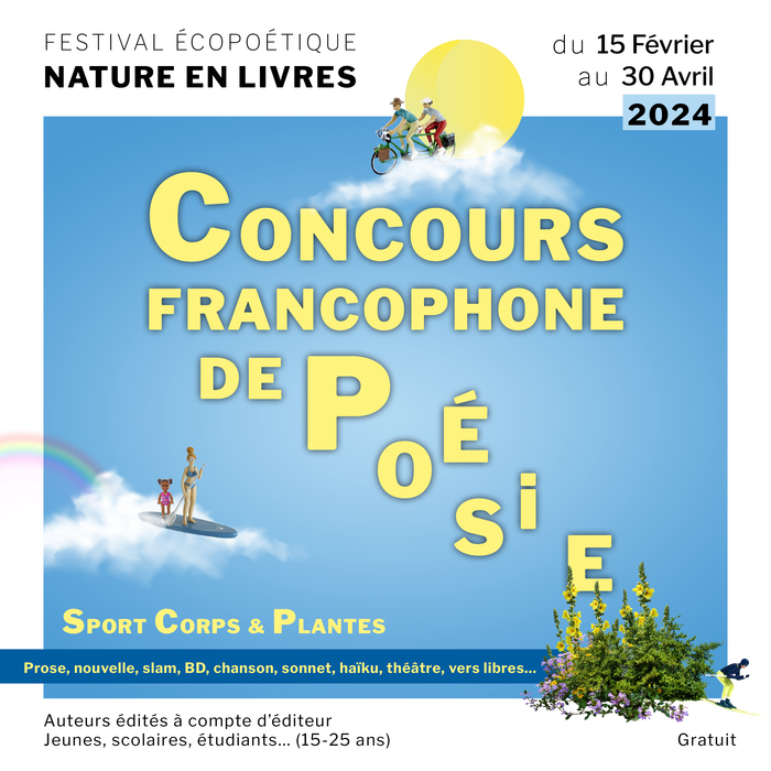 Concours de poésie - Nature en livres 2024 Hostellerie de la Tour Monceaux-le-Comte