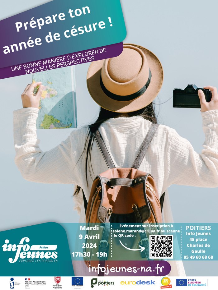 Prépare ton année de césure Info Jeunes Poitiers Poitiers