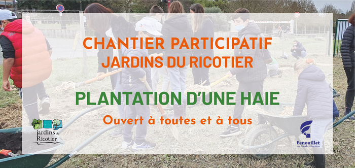 Chantier participatif : plantation d’une haie aux Jardins du Ricotier - Mercredi 10 avril Jardins du Ricotier Fenouillet