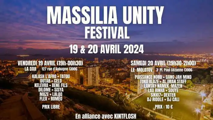Massilia Unity Festival La Dar Centre Social Autogéré Marseille