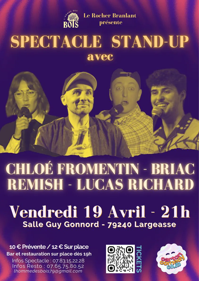 Spectacle stand-up Le Carton Comedy