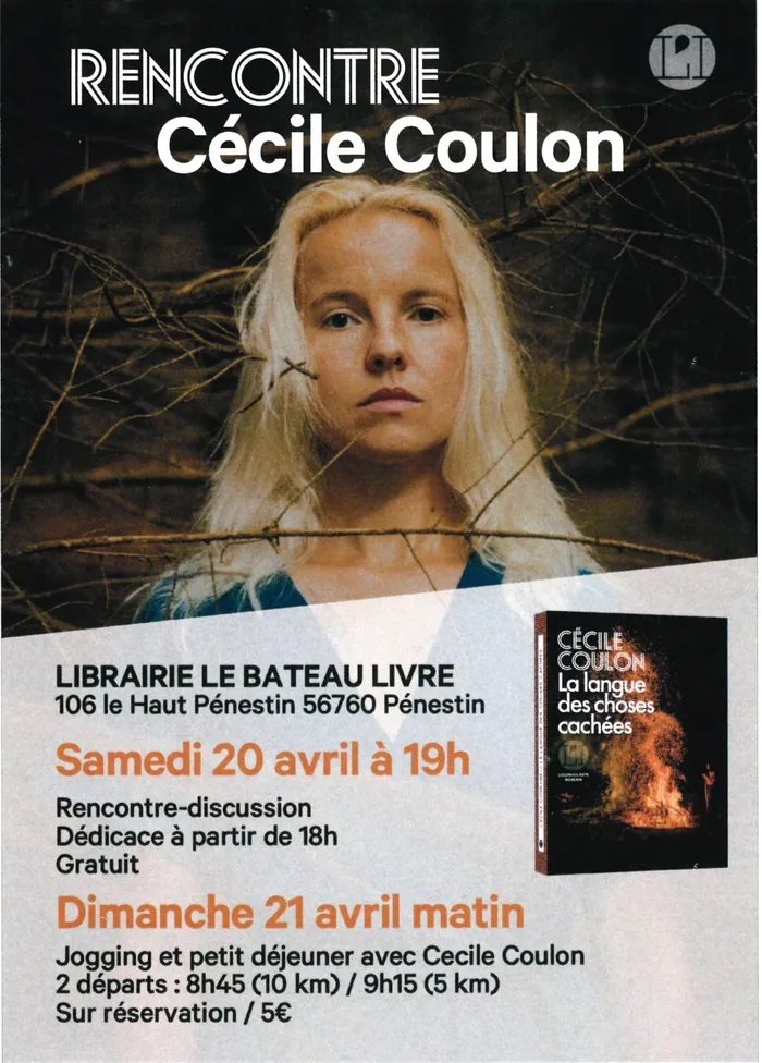 Rencontre littéraire : Cécile Coulon Le Bateau Livre Penestin