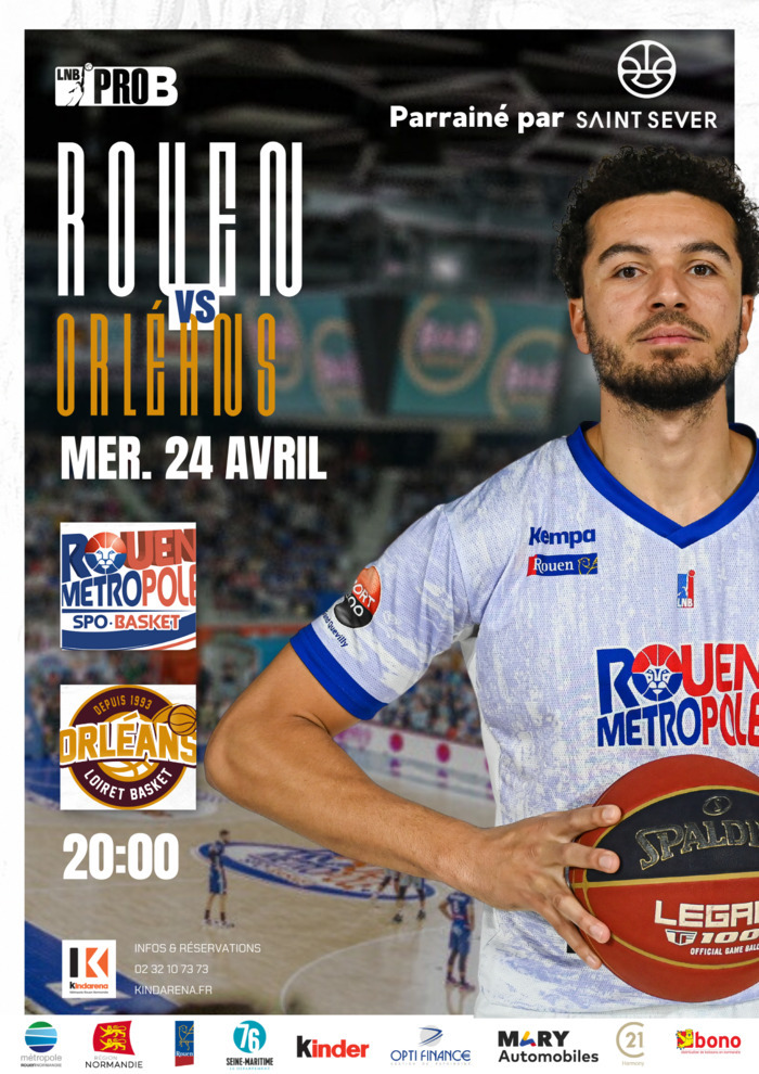 Rouen Métropole Basket / Orléans Le Kindarena Rouen