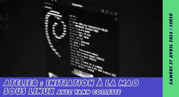 Atelier : Initiation à la MAO sous Linux avec Yann Collette Les Cuizines Chelles
