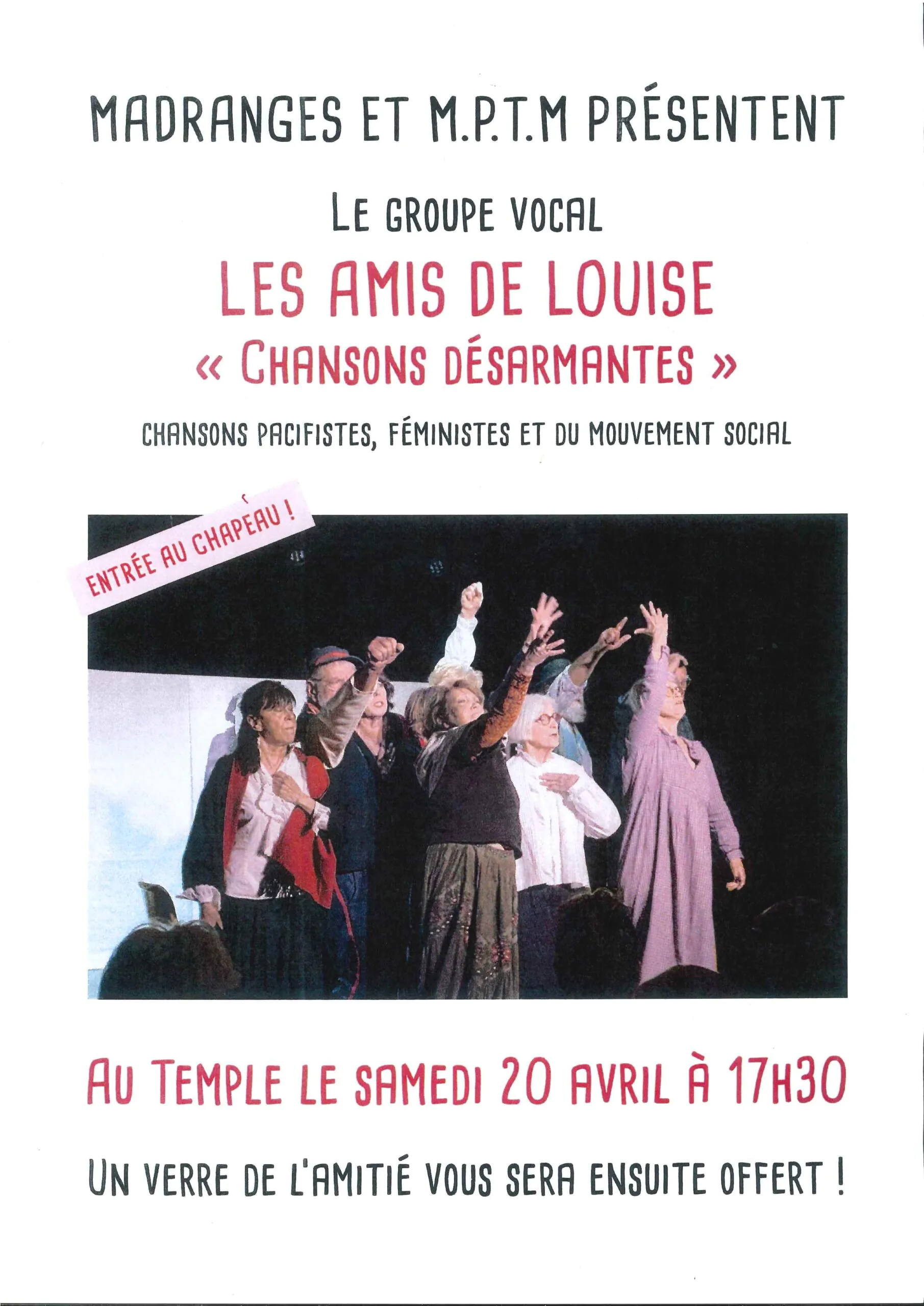 "Chansons désarmantes" par le groupe vocal Les Amis de Louise