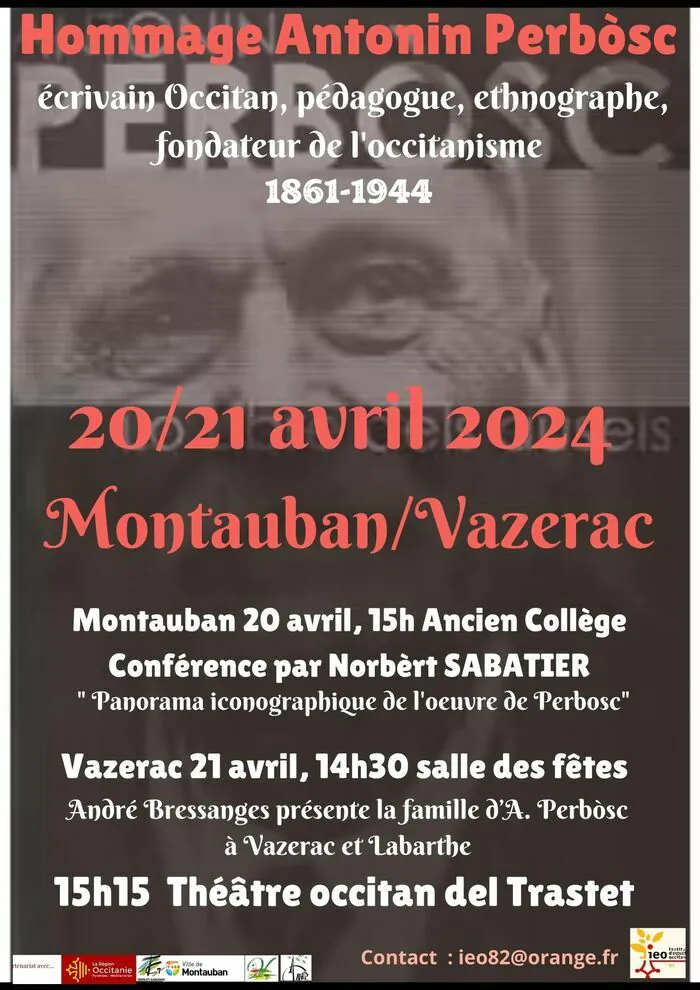 Conférence en hommage à Antonin PERBOSC Maison de la culture