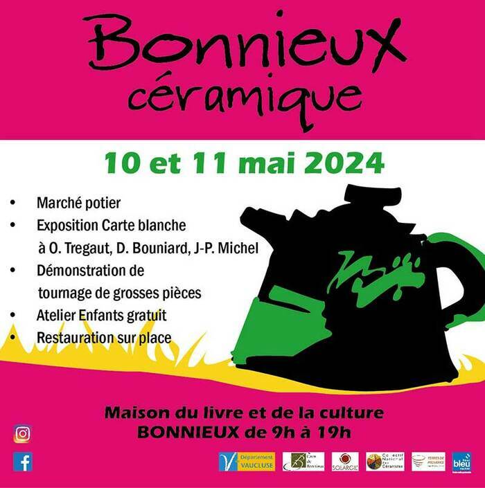 33ème Bonnieux Céramique - Marché Potier Maison du Livre et de la Culture Bonnieux