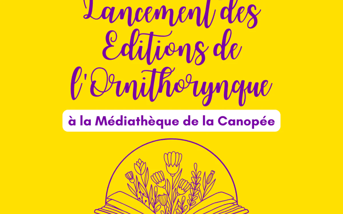 Soirée de lancement des Editions de l'Ornithorynque Médiathèque de la Canopée la fontaine Paris