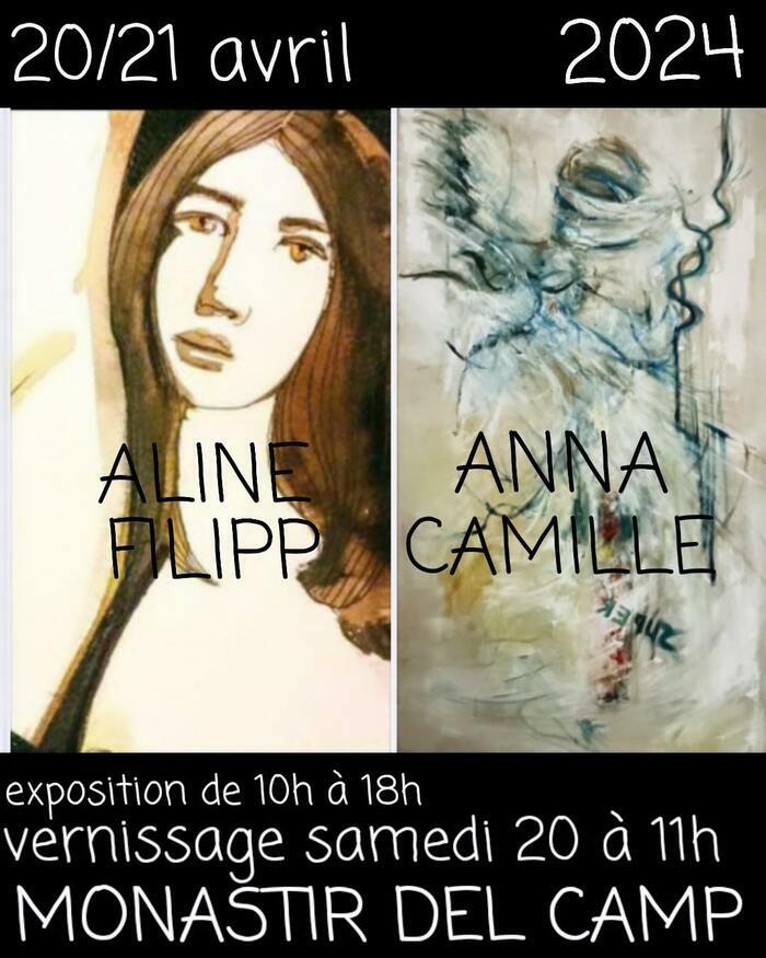 Vernissage  Exposition Anna Camille/Aline Filipp Monastir del Camp Passa