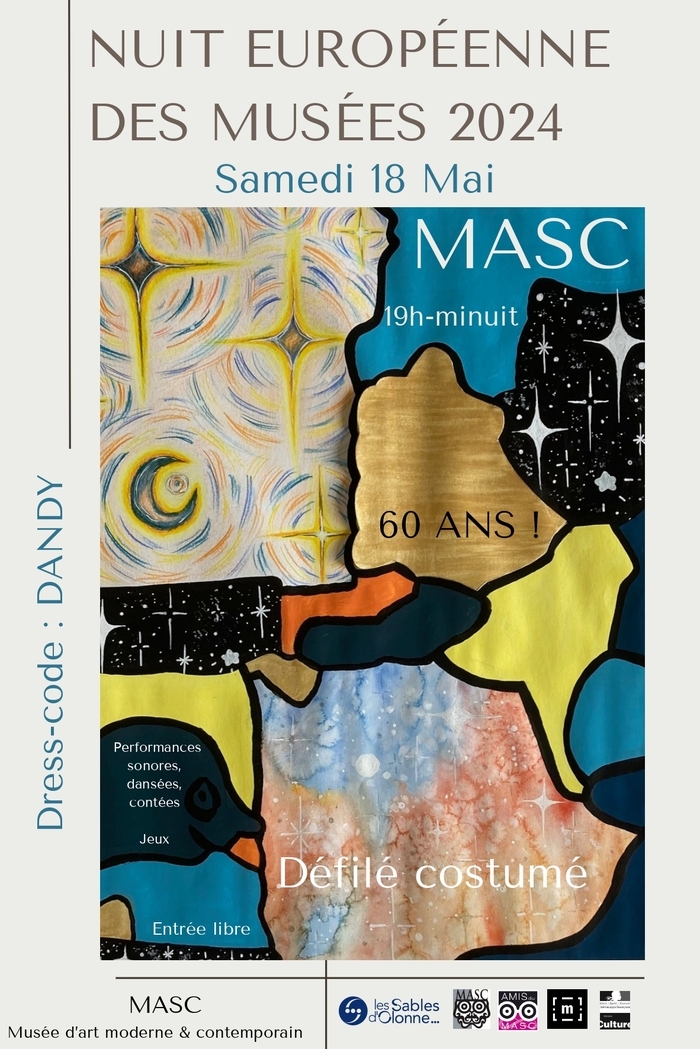 Le MASC fête ses 60 ans Musée de l'abbaye Sainte-Croix Les Sables-d'Olonne