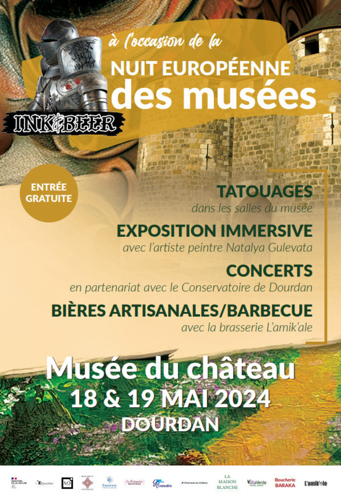 Ink & Beer 2 - Exposition immersive Nature Musée du château de Dourdan Dourdan