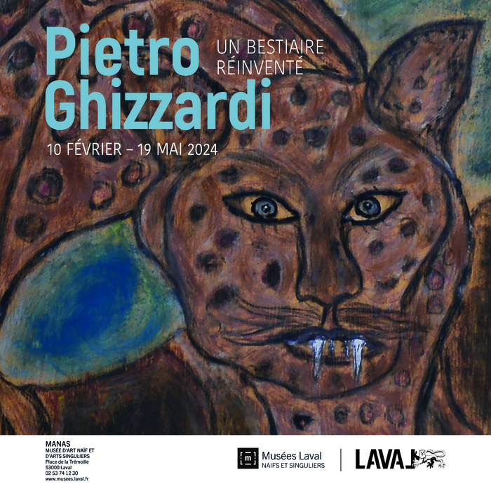 Exposition | Pietro Ghizzardi - Un bestiaire réinventé Musée du vieux château - musée d'art naif Laval