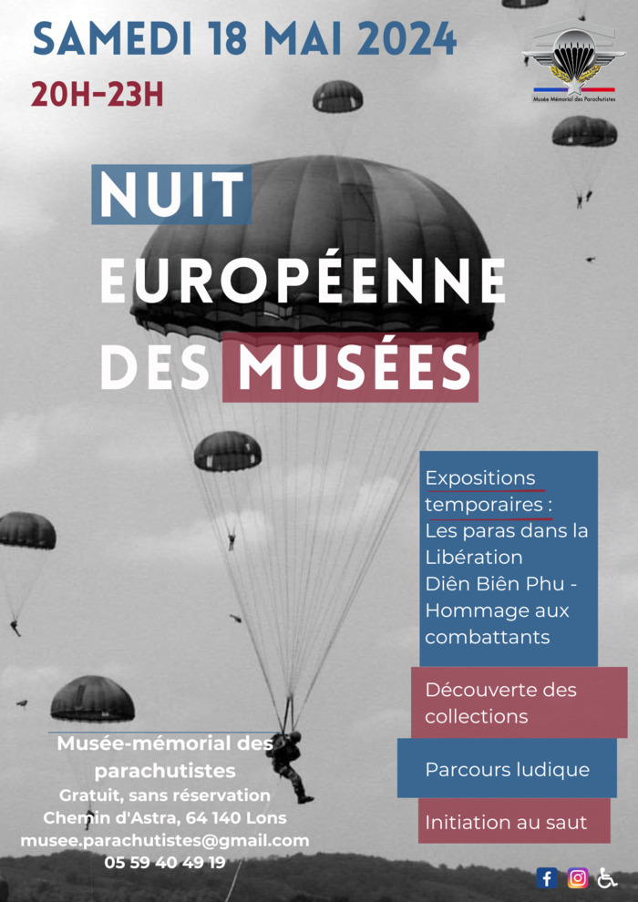Le musée vous ouvre ses portes Musée-mémorial des parachutistes Lons