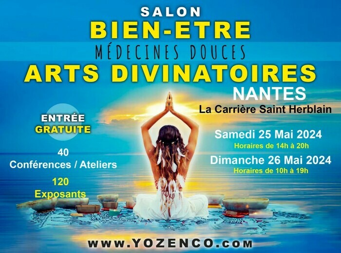 Salon Bien-être et Arts Divinatoires à Saint-Herblain près de Nantes - Mai 2024 Nantes Saint-Herblain