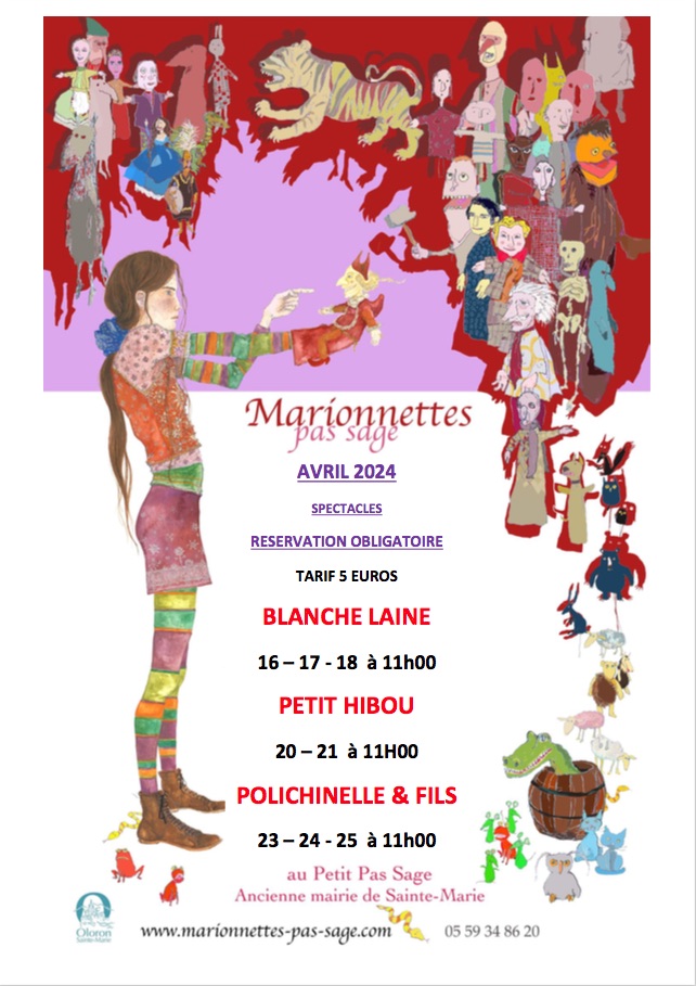 Spectacle de marionnettes Blanche Laine