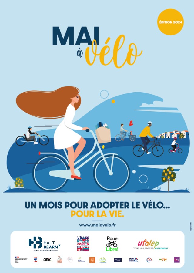 Mai à vélo Cyclo-rando "La boucle béarnaise"