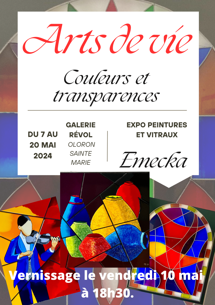 Vernissage exposition Emecka "Arts de vie"