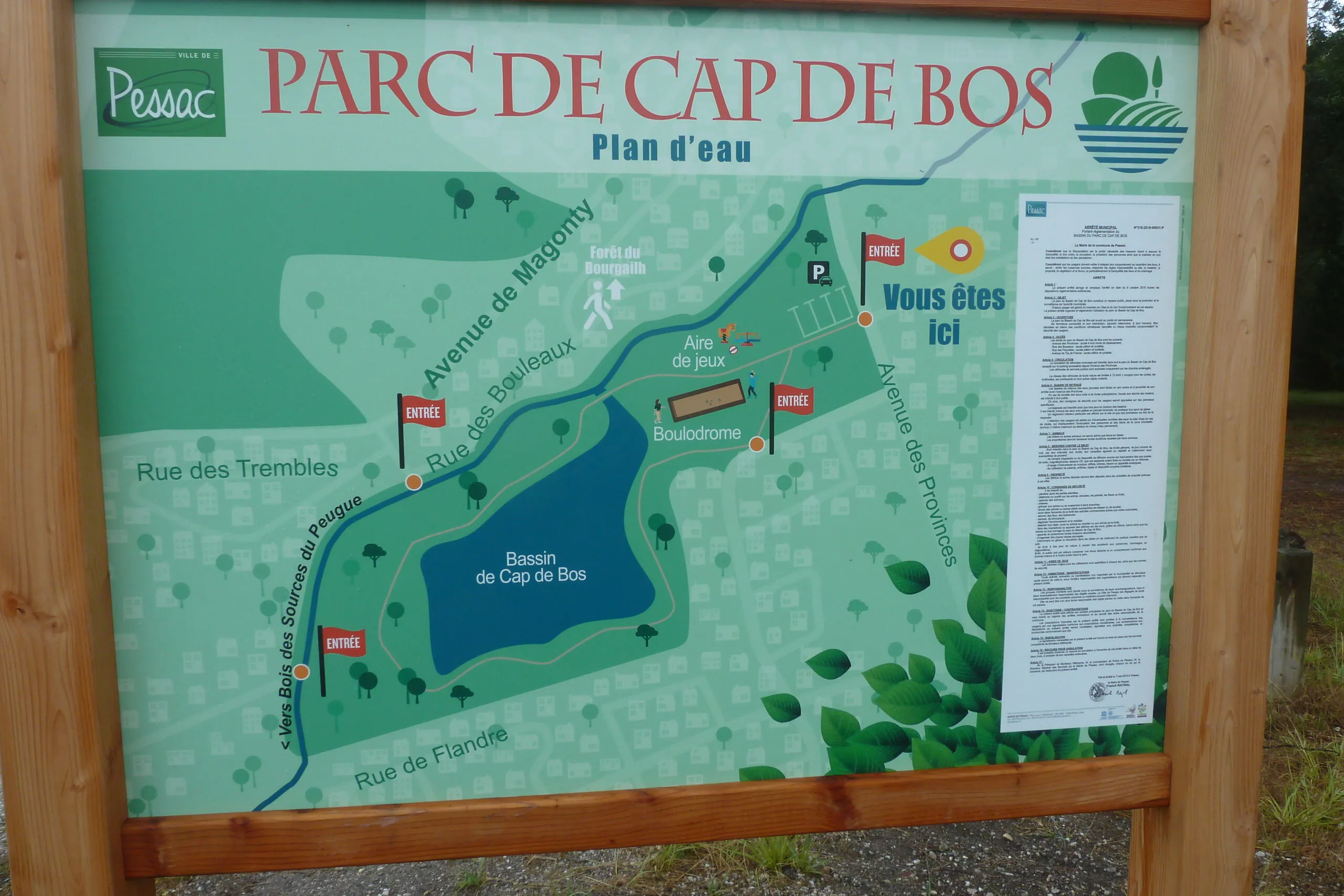 Balade à roulettes : Le parc de Cap de Bos Pessac Nouvelle-Aquitaine