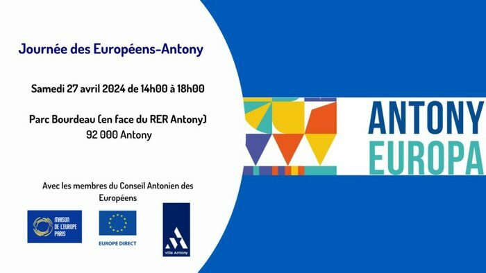 Journée des Européens à Antony Parc Bourdeau Antony