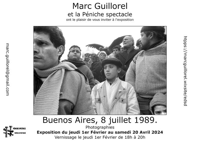exposition photographique de Marc Guillorel Péniche Spectacle