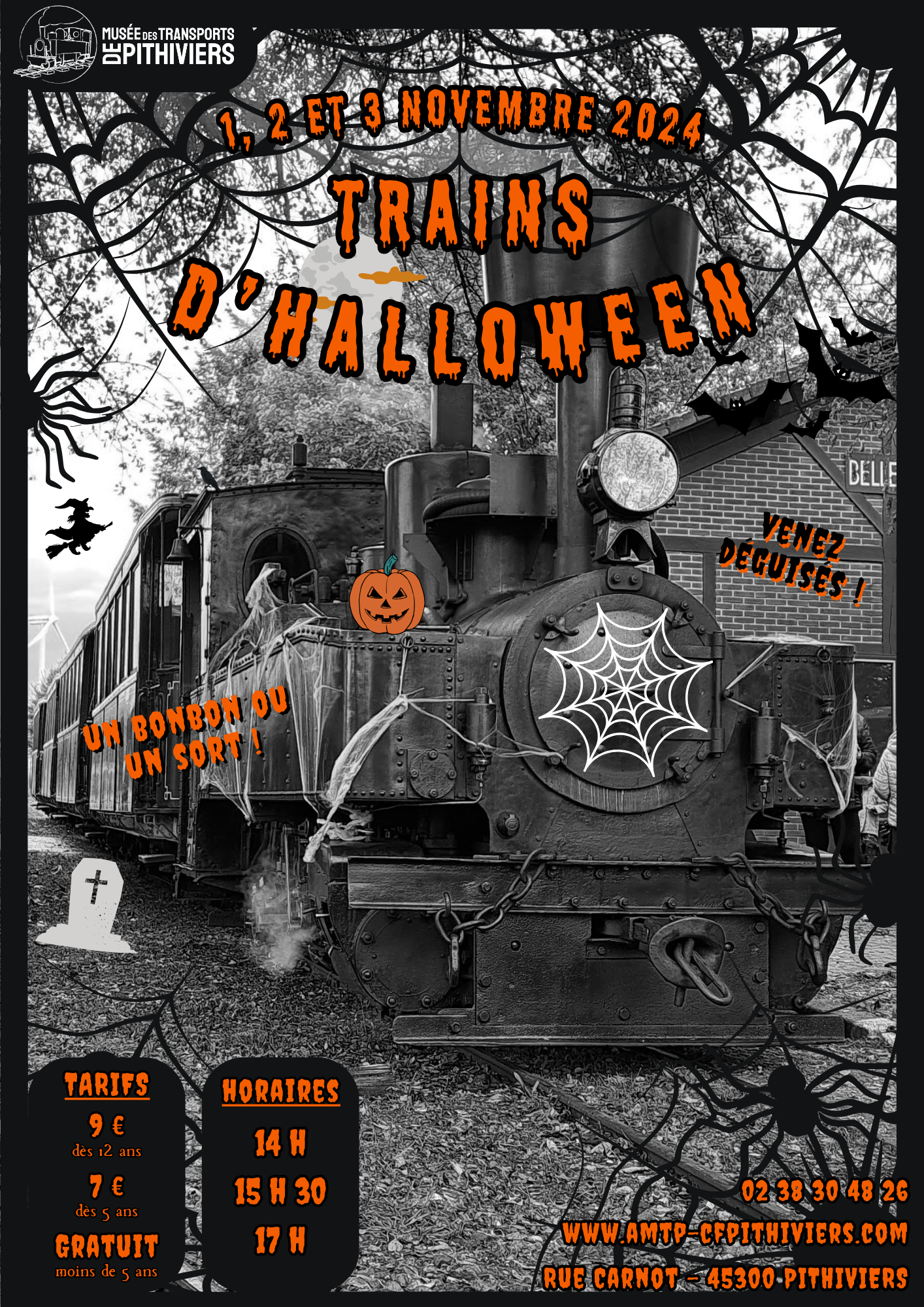 Les trains d'halloween
