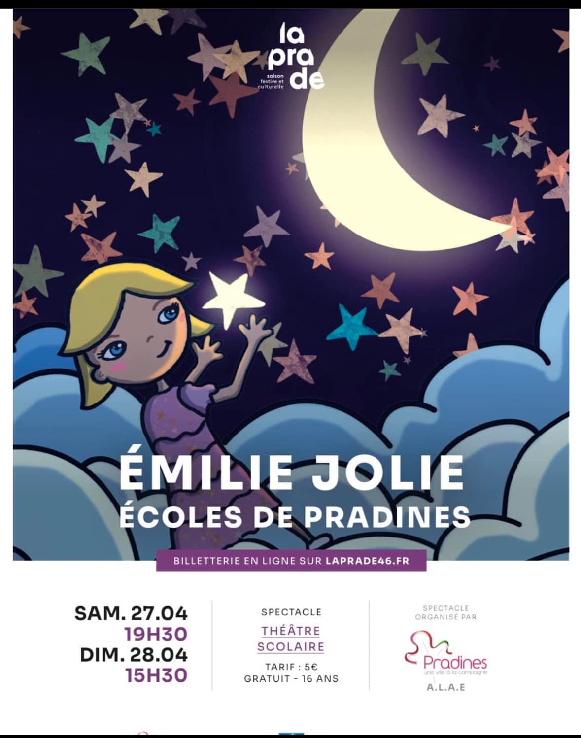 Théâtre scolaire: "Emilie Jolie"